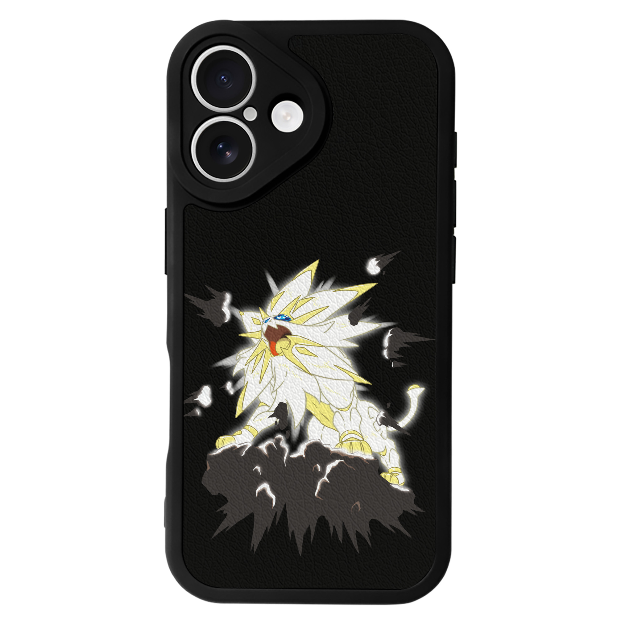 （画像用） ポケットモンスター Pokémon 【iPhone 16シリーズ対応】シリコンスマホケース（レザー調） 材質：シリコン